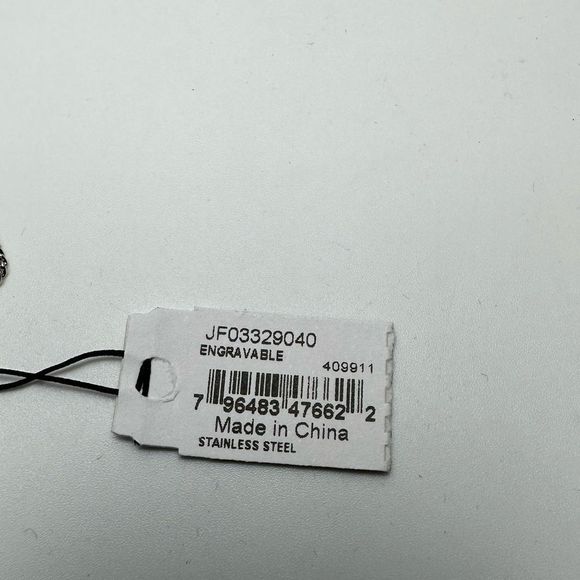 NWT!! Fossil Women's Plated Stainless Steel Engravable Bracelet - Picture 2 of 4